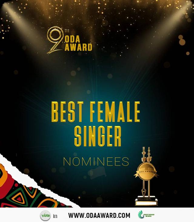 Best Female Singer Nominee
